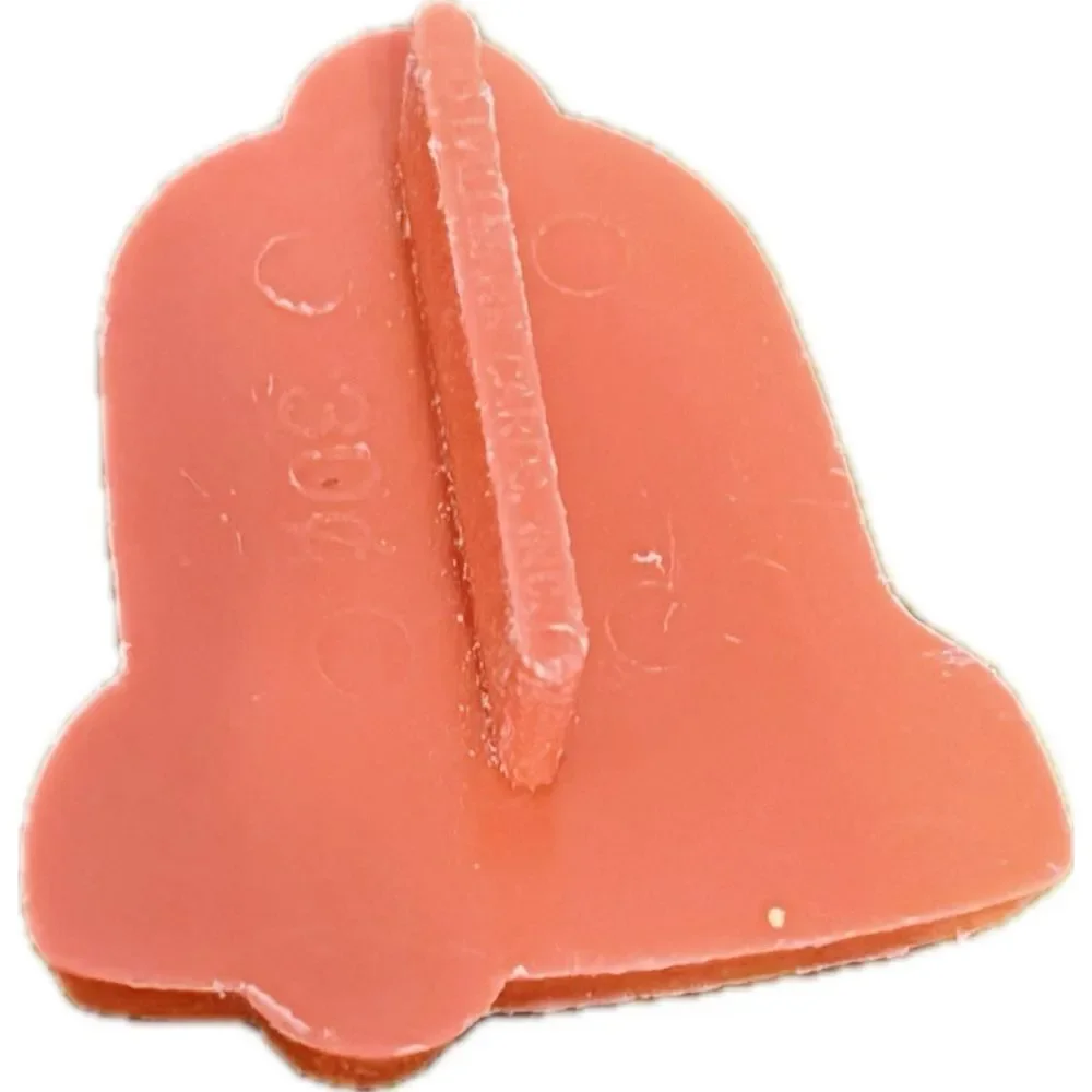 Vintage 1970’s mini bell cookie cutter, soft‎ plastic